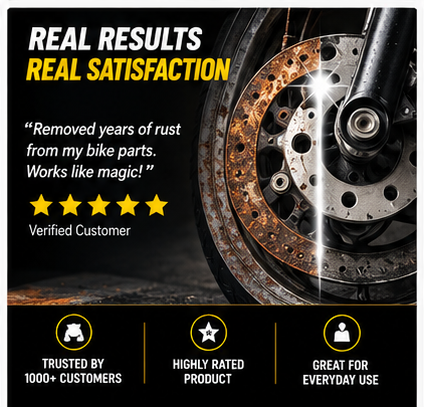 RUST GO RUST REMOVER SPRAY – FAST RUST REMOVAL FOR CARS, BIKES & METAL | BUY 1 GET 1 FREE